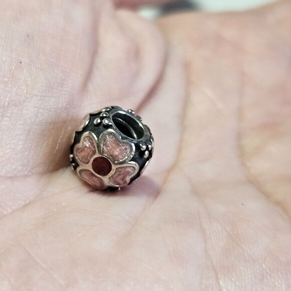 Pandora daisy flower charm bead - Picture 1 of 9